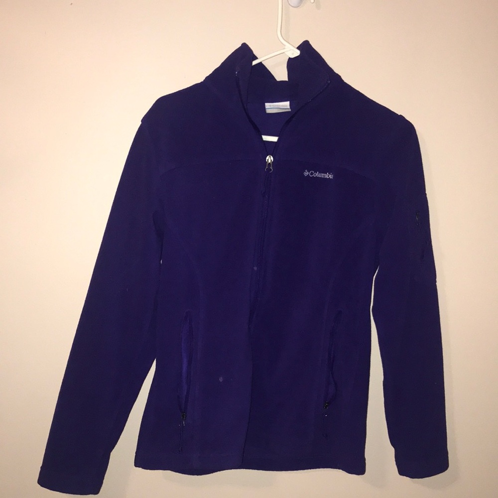 Purple Columbia Zip-Up Jacket